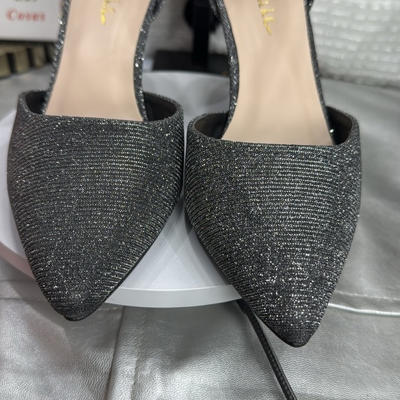 (T5)N by Nicole Miller - Women's Carty Pointed Toe Zip Pumps Stiletto Heel 8.5M - Picture 6 of 14